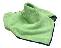 12 x 12 Green General  Cleaning Microfiber Cloth, 