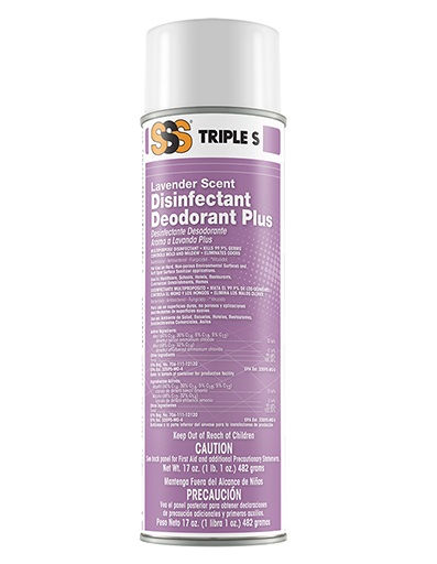 SSS Lavender Scented
Disinfectant Deodorant
Plus, 20oz - (12/cs)