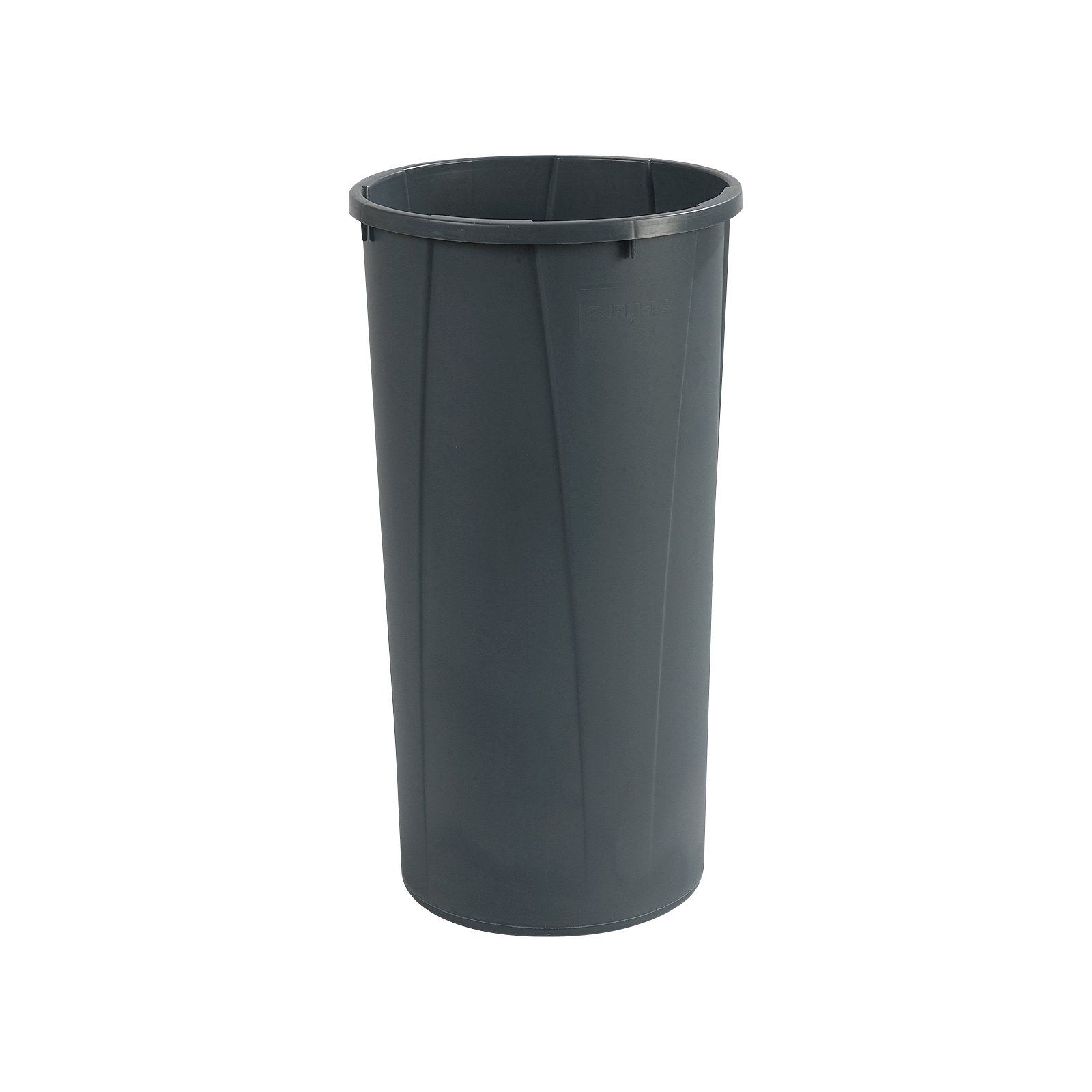 Centurian Round Tall Trash 
Can, 22 Gallon, Gray - (4/cs)