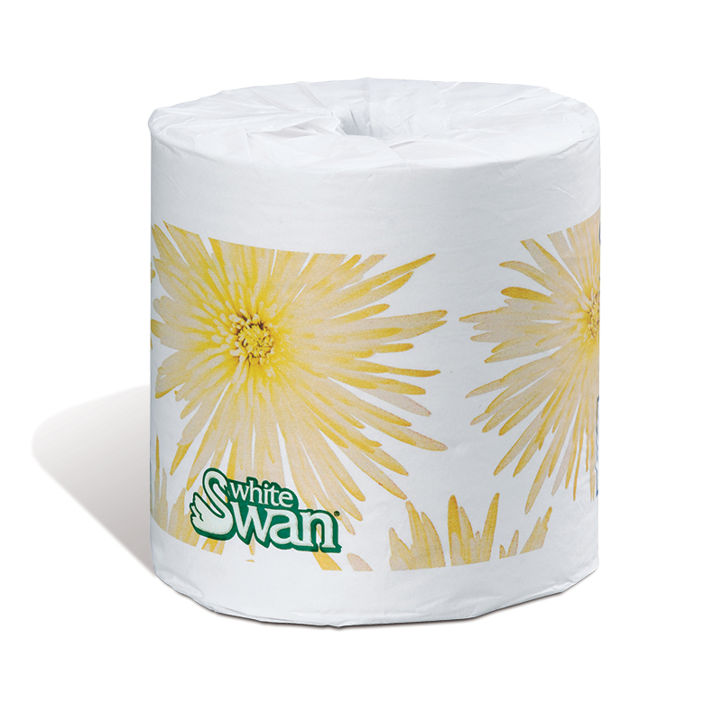 Kruger White Swan 2-Ply 
Bathroom Tissue, 4&quot; x 3.1&quot; 
500shts - (96/cs)