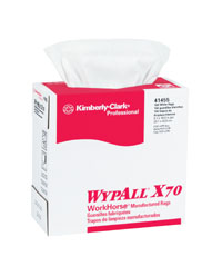 Wypall X70, 9.1 X 16.8, 100
Rags Per Box, 1000/cs