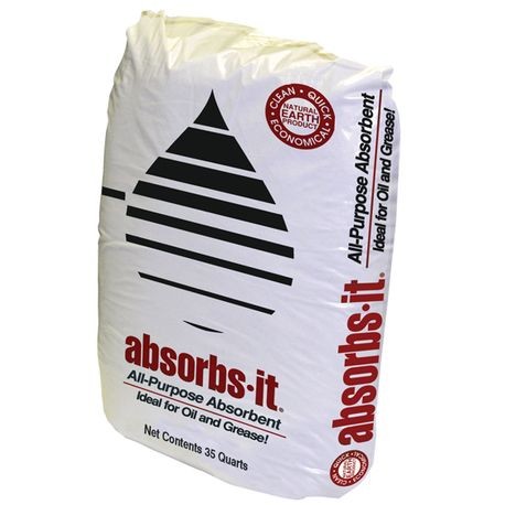 Oil-Dri Absorbs-It All Purpose  Clay Absorbent - 50# Poly Bag