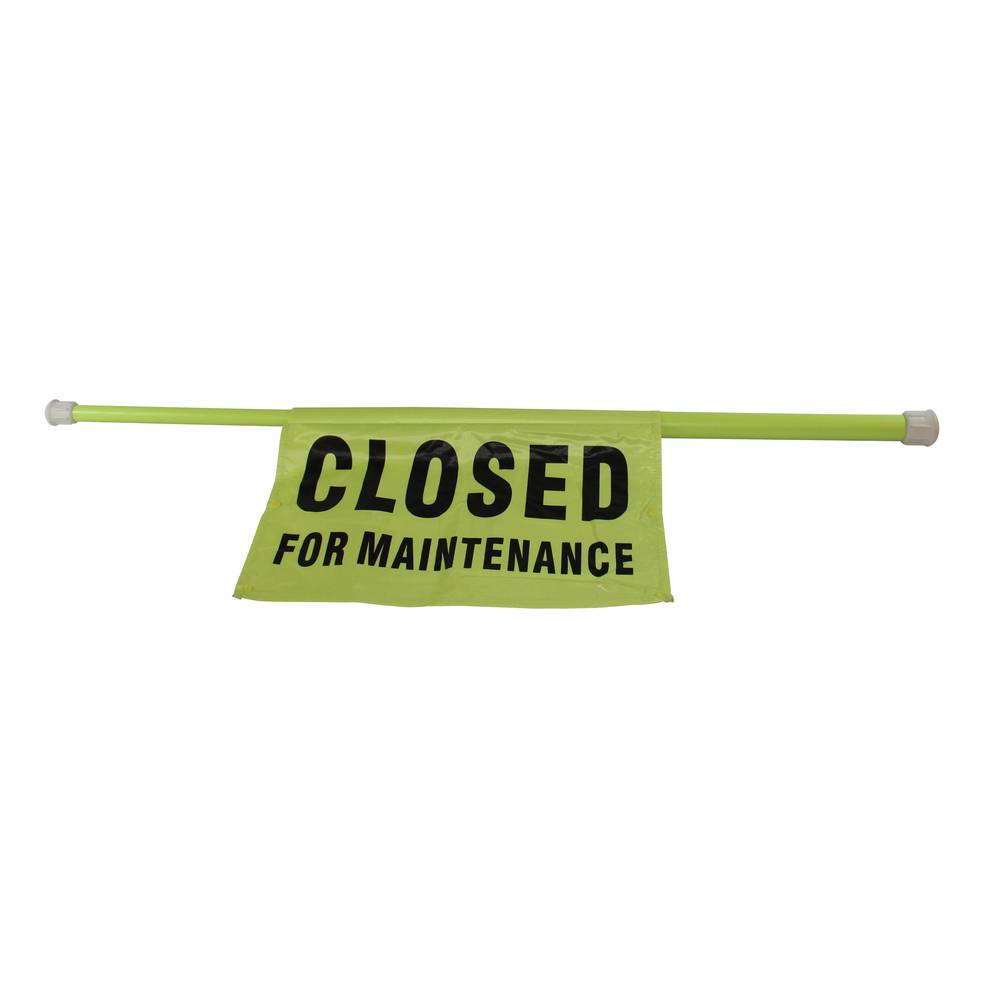 Closed for Maintenance Pole -
(6/cs)