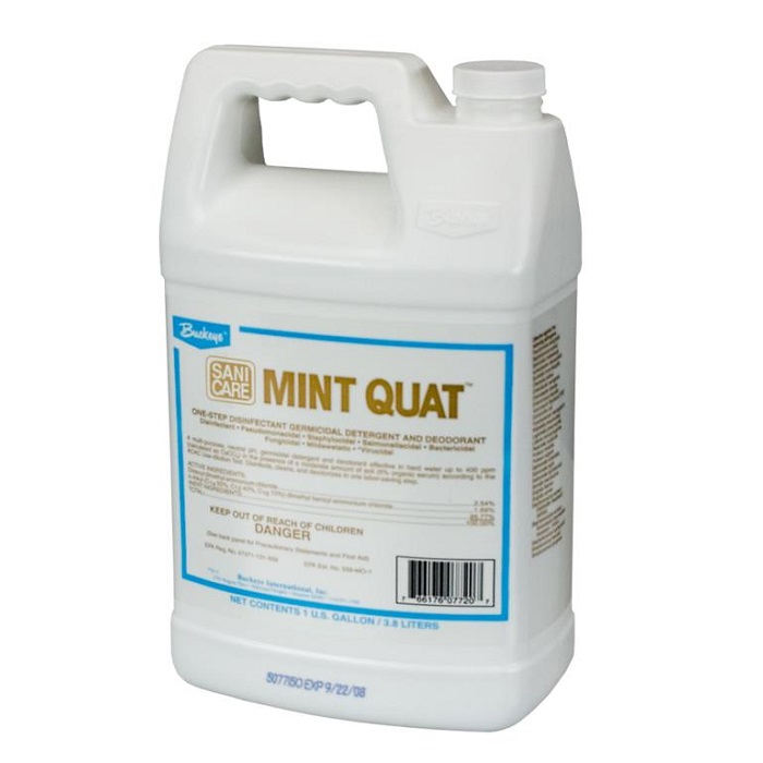 Buckeye Sanicare Mint Quat 
Disinfectant Cleaner - 
(4gal/cs)