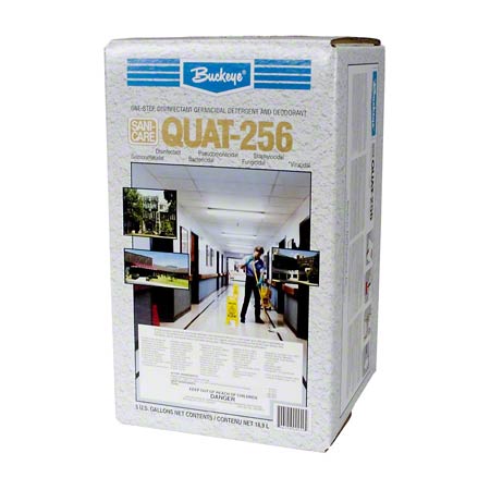Buckeye Sanicare Quat-256 PDF 
Disinfectant Cleaner, 
Unscented - 5 Gal. Action Pac
