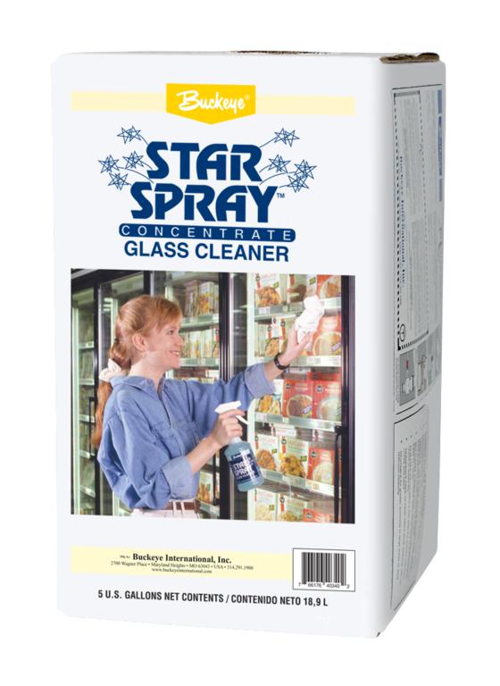 Buckeye Star Spray Conc. Glass 
Cleaner - 5 Gal. Action Pac