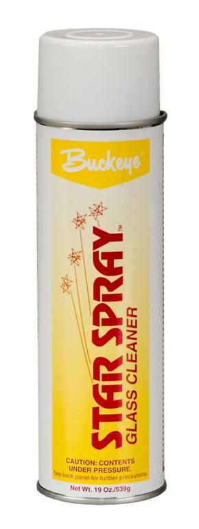Buckeye Star Spray Aerosol RTU
Glass Cleaner - (12/cs)