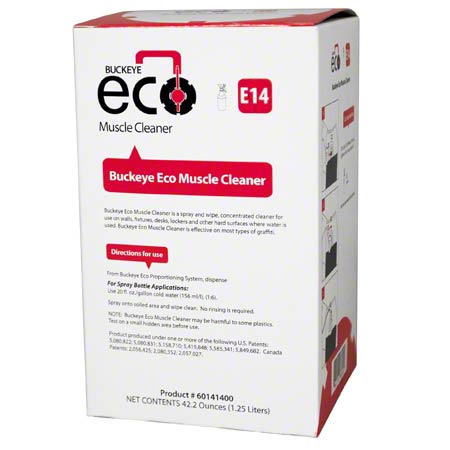 Buckeye ECO E14 Muscle 
Cleaner, 1.25L - (4/cs)