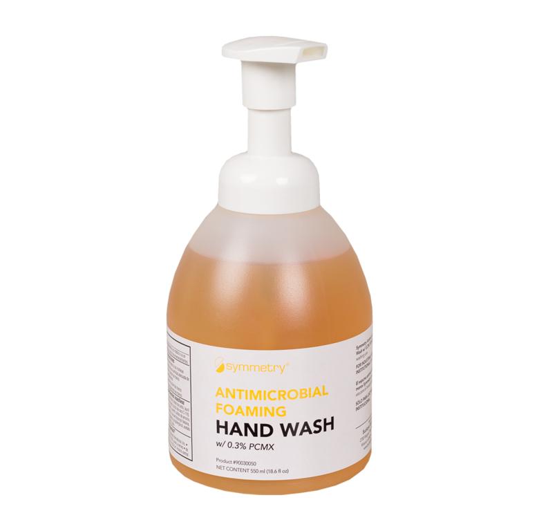 Symmetry Antimicrobial Foam 
Handwash, 550ml Pump -(12/cs) 
