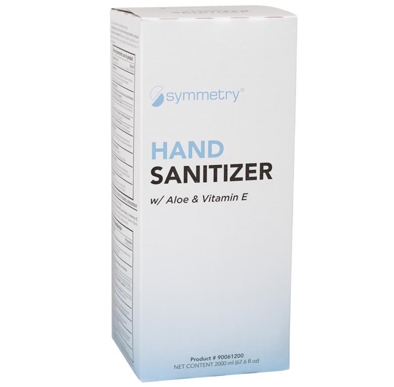 Symmetry Liquid Gel Hand 
Sanitizer, 2000ml - (4/cs)