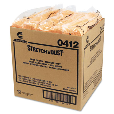 Chicopee Stretch &#39;n Dust  Cloths, 12&quot; x 24&quot;, Yellow