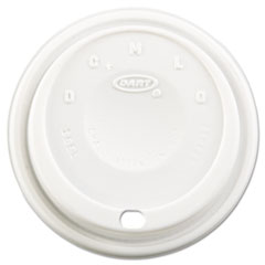 Dart Cappuccino Dome Sipper 
Lids, Fits 12-24oz Cups, White 
- (1000/cs)