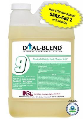 NCL DUAL BLEND #9 Neutral
Disinfectant Cleaner 256,
80oz - (4/cs)