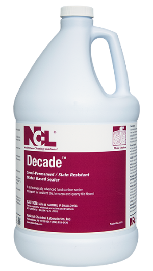 NCL Decade Semi-Permanent /
Stain Resistant Water Based
Sealer - (4gal/cs)