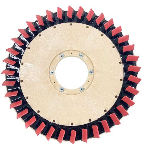 Malish Diamond Devil Shine 
Tool, Red, 20&quot;, Counter 
Clockwise

*Requires Clutch Plate*
*Optional Riser*