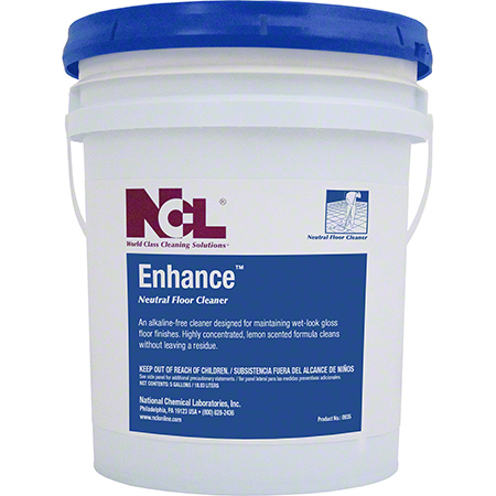 NCL Enhance Neutral Floor
Cleaner, Lemon Scented -
(5gal)