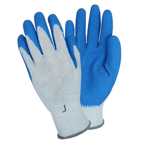 S Premium Blue Latex Coated
Gray String Knit Glove, 6dz/cs