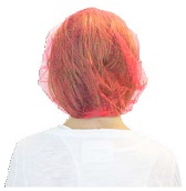 24&quot; Red Hairnets 1000/cs