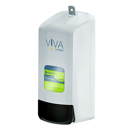 Herwe VIVA White Manual 
Dispenser, 1L - (14/cs)