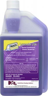 NCL MAIN SQUEEZE Lavender 256
Neutral Disinfectant Cleaner
Deodorizer - (6/cs)