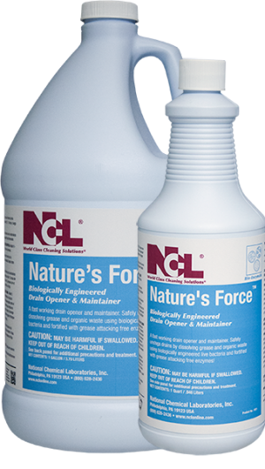 NCL Nature&#39;s Force
Bio-Enzymatic Drain Opener
and Maintainer - (4gal/cs)