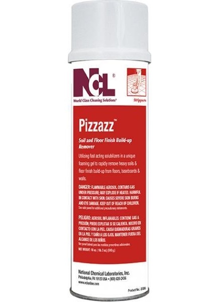NCL Pizzazz Soil &amp; Floor
Finish Build-Up Remover -
(12/cs)