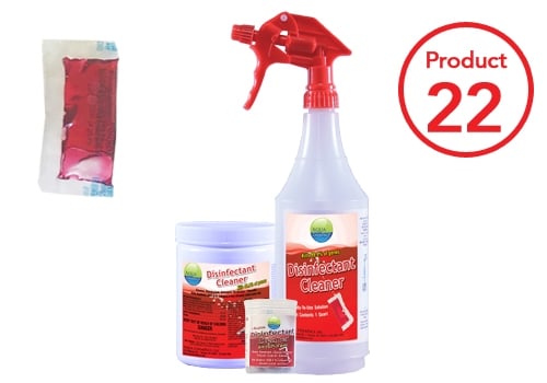 ACP Disinfectant Cleaner #22,  Red, Starter Pack