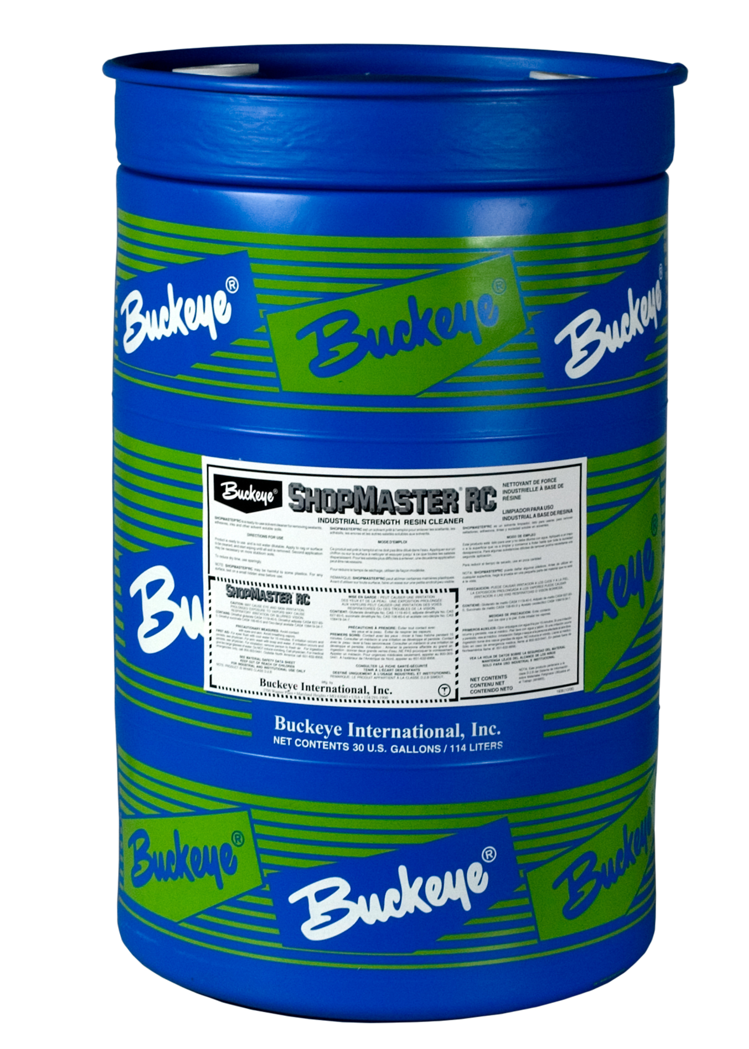 Buckeye Shopmaster RC 
Industrial Strength Resin 
Cleaner - (55gal)