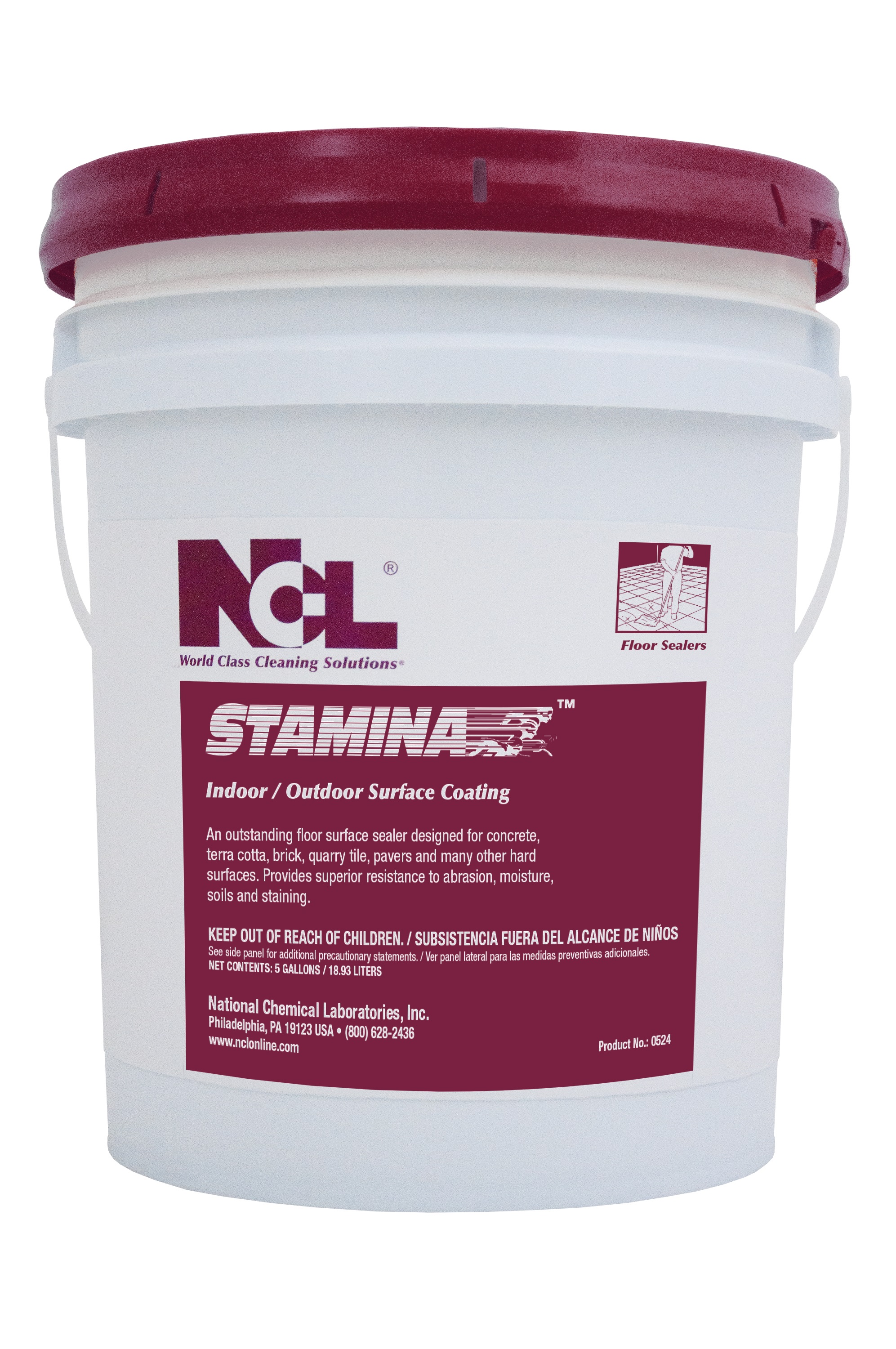 NCL Stamina Indoor/Outdoor
Surface Coating - (5gal)