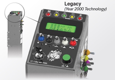 Tomcat CRZ Black Legacy Trio 
LCD Controller (Standard on 
all CRZ Scrubbers)
