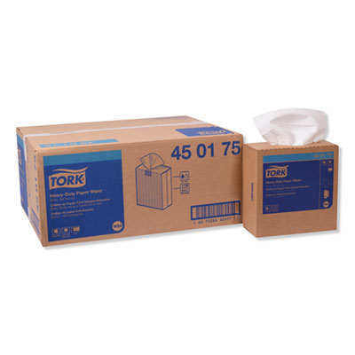 Tork Heavy-Duty Paper Wiper, 
Pop-Up Box, 9.25&quot; x 16.25&quot;, 
White, 90/box - (10bx/cs)