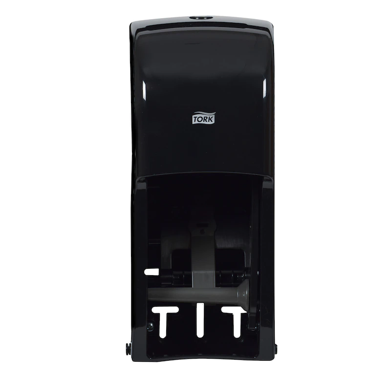 Tork Elevation Coreless High 
Capacity Toilet Paper 
Dispenser, Vertical, Black