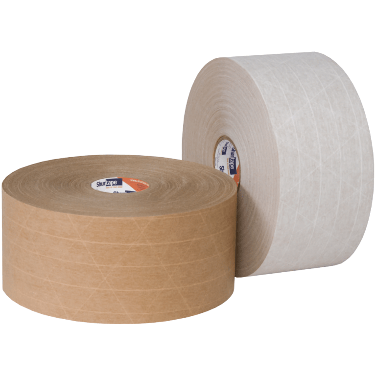 WP 200 Production Grade, Water 
Activated Reinforced Paper 
Tape, 3&quot; X 450&#39;, Kraft - 
(10/cs)