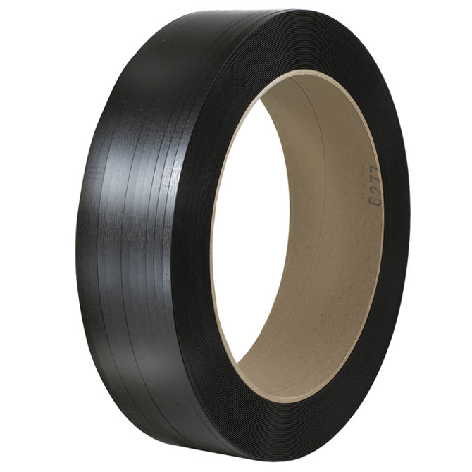 5/8&quot; x 025 x 4400&#39; 900# PET
HG Black Polyester Strapping
28/P               