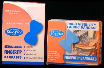 MD Blue Fab Fingertip Bandage
(40/bx)