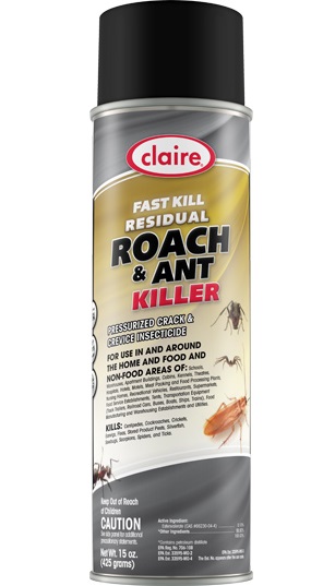 Claire Fast Kill Residual Roach &amp; Ant Killer, 15oz -