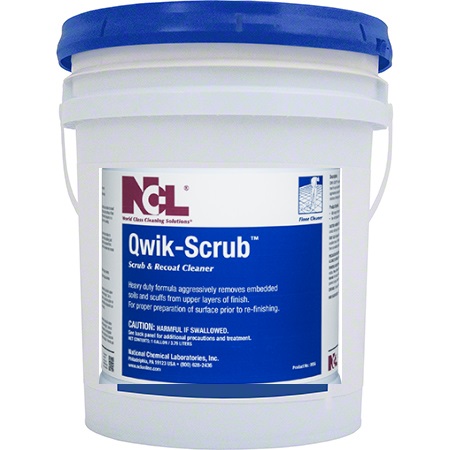 NCL Qwik-Scrub Scrub &amp; Recoat 
Cleaner - (5gal)