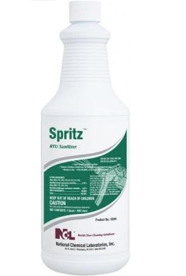 NCL Spritz Hard Surface 
Sanitizing Spray - (12qts/cs)